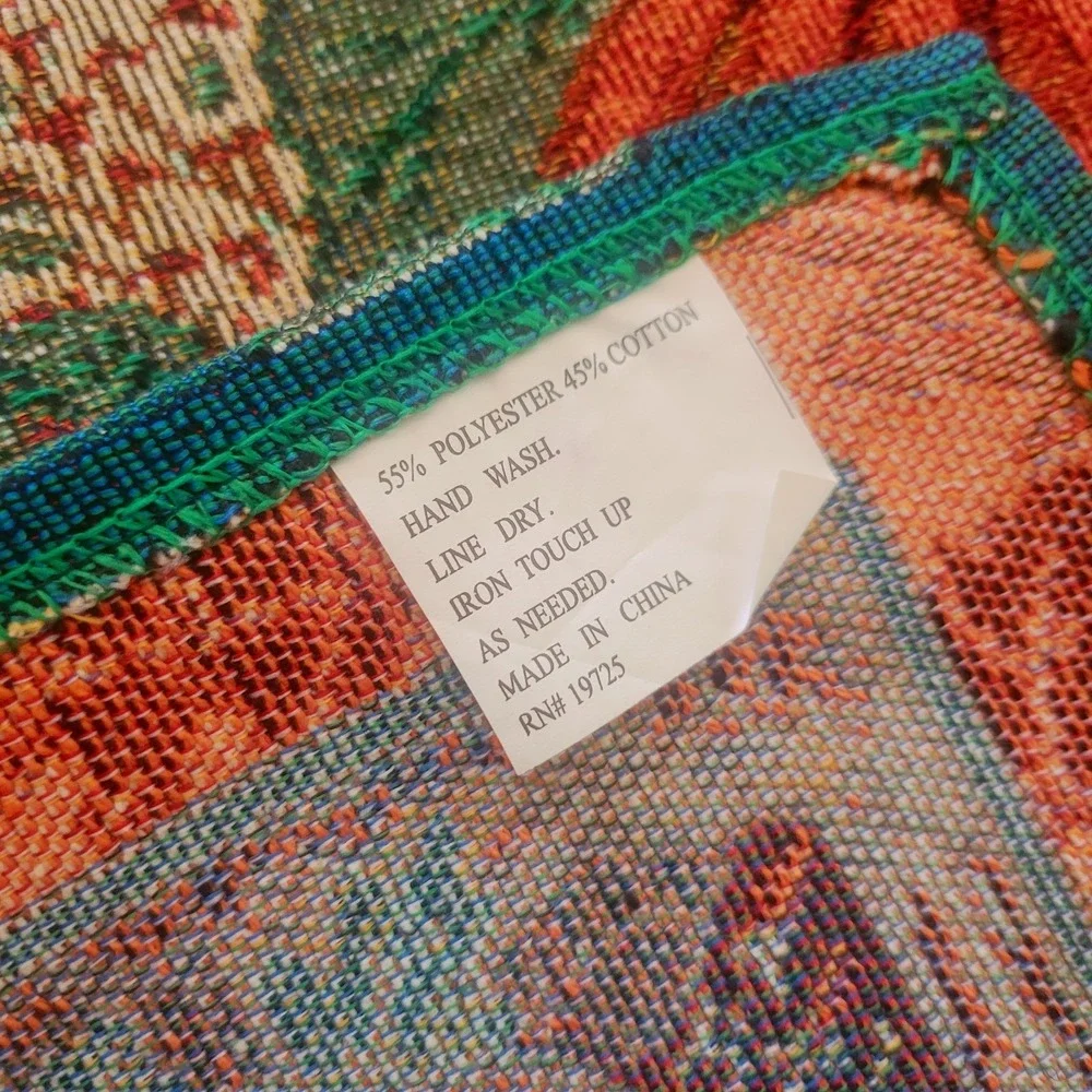 Fall Woven Tapestry Placemats Set Of Four Pumpkins Autumn Splendor